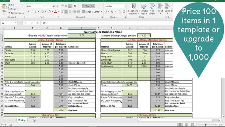 Detail Costing Template Excel Nomer 43