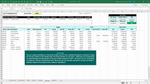 Detail Costing Template Excel Nomer 7