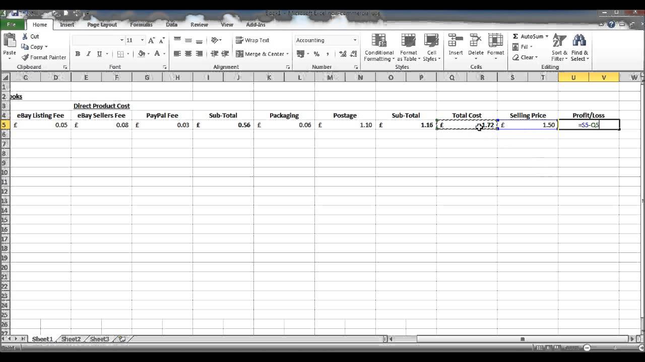 Detail Costing Template Excel Nomer 9