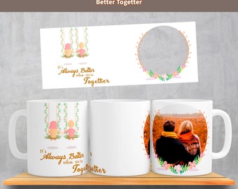 Detail Couple Mug Design Template Nomer 23