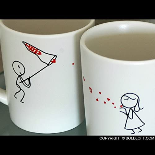 Detail Couple Mug Design Template Nomer 35