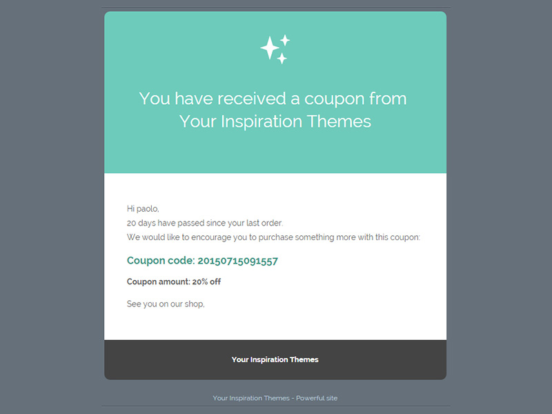 Detail Coupon Code Email Template Nomer 15