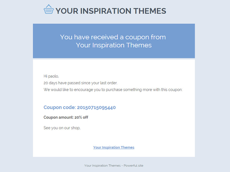 Detail Coupon Code Email Template Nomer 33