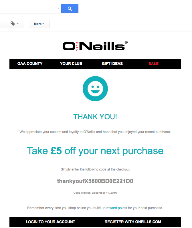 Detail Coupon Code Email Template Nomer 46