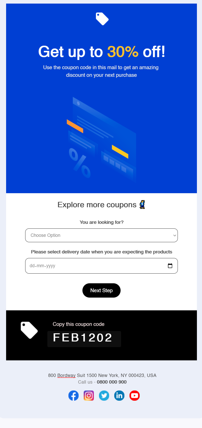 Detail Coupon Code Email Template Nomer 53