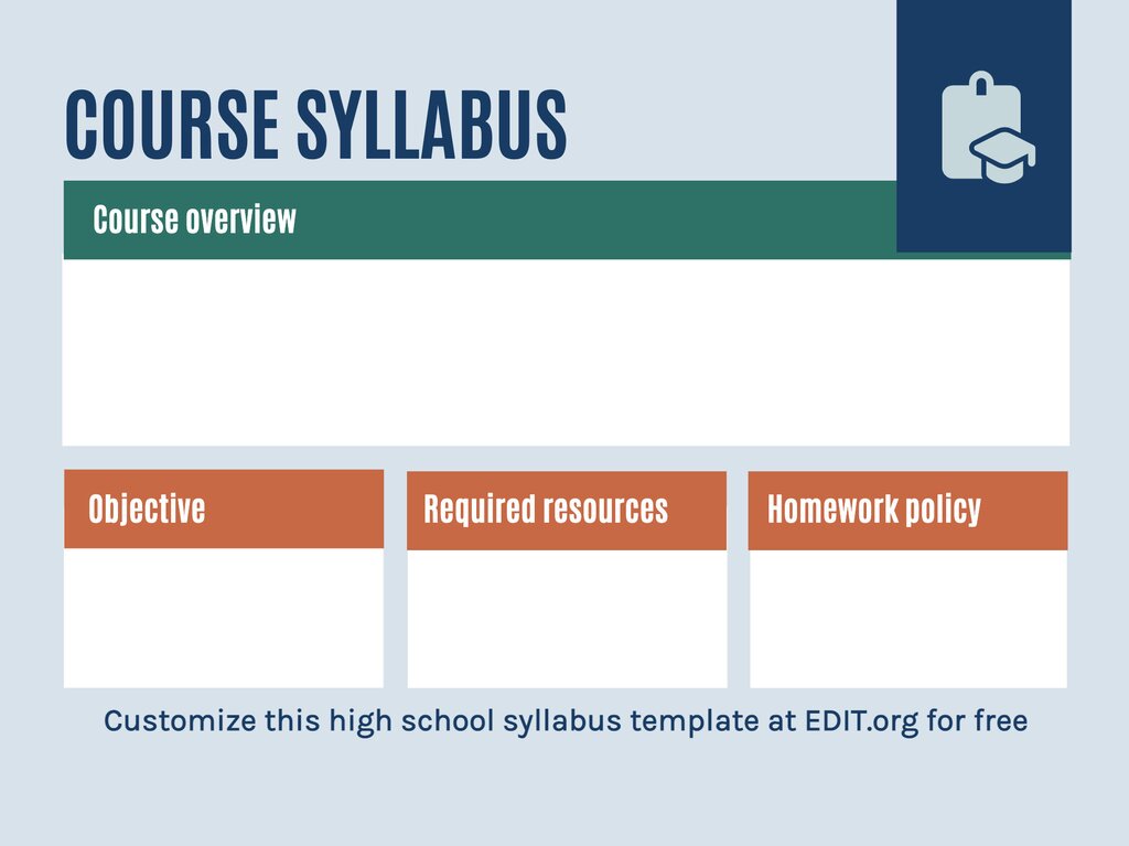 Detail Course Syllabus Template Nomer 19