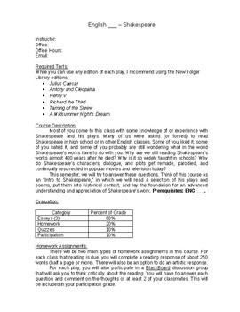 Detail Course Syllabus Template Nomer 41