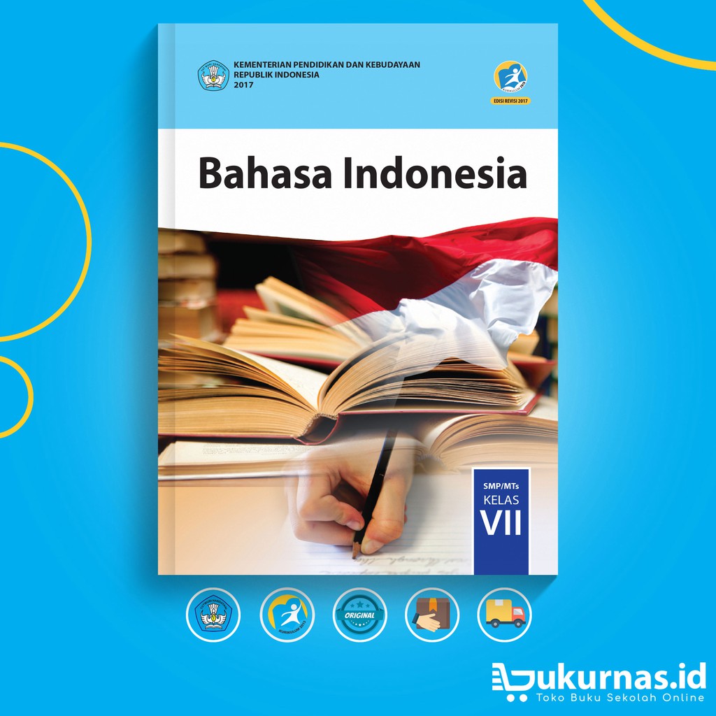 Cover Buku Bahasa Indonesia Kelas 7 - KibrisPDR