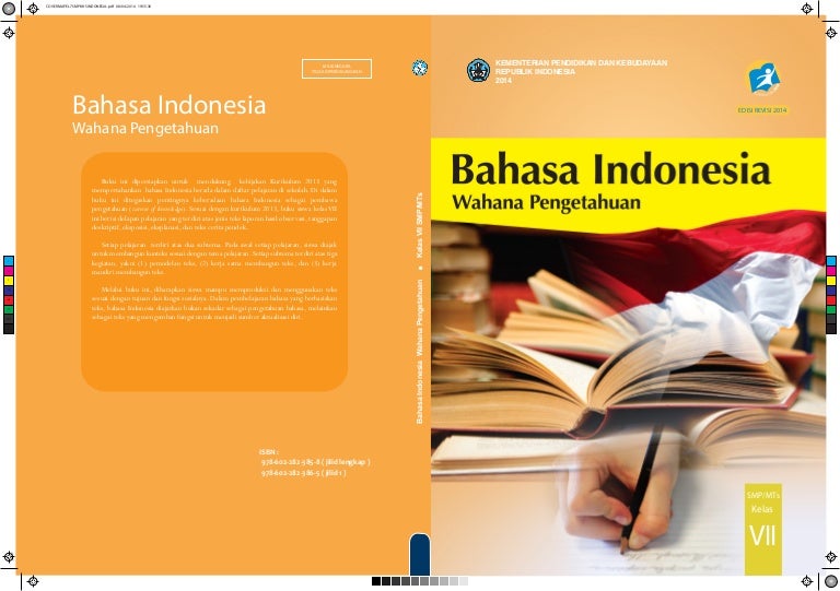 Detail Cover Buku Bahasa Indonesia Kelas 7 Nomer 11