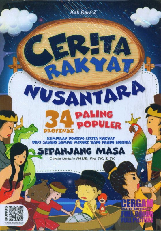 Detail Cover Buku Cerita Rakyat Nomer 8
