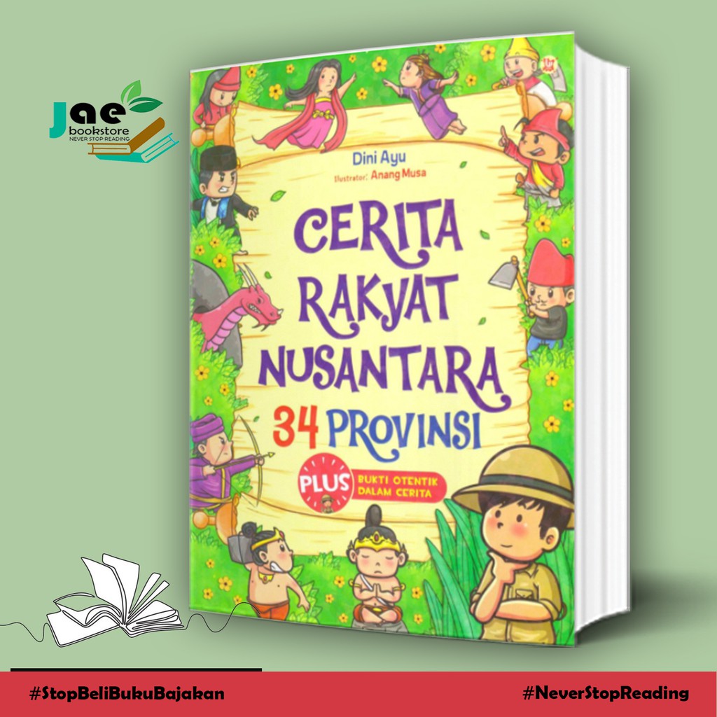 Detail Cover Buku Cerita Rakyat Nusantara Nomer 37