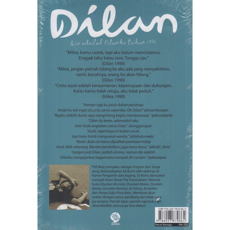 Detail Cover Buku Dilan 1990 Nomer 10
