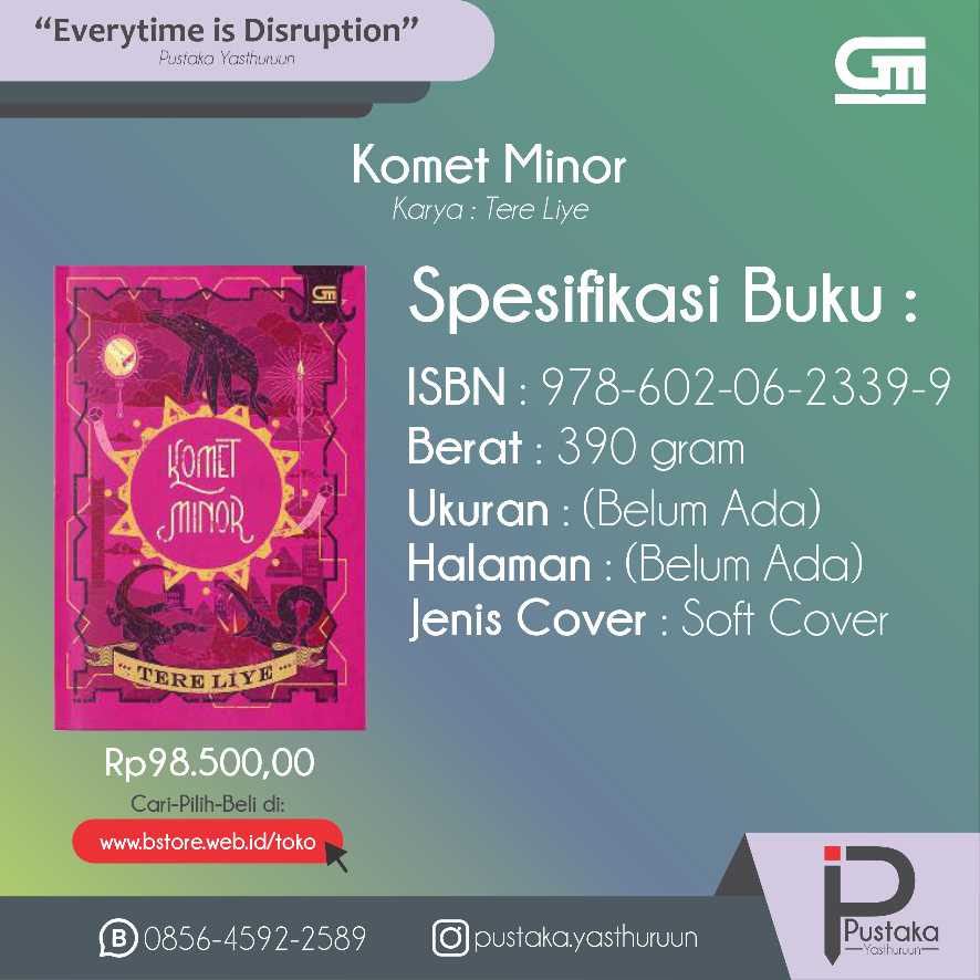 Detail Cover Buku Komet Minor Nomer 30