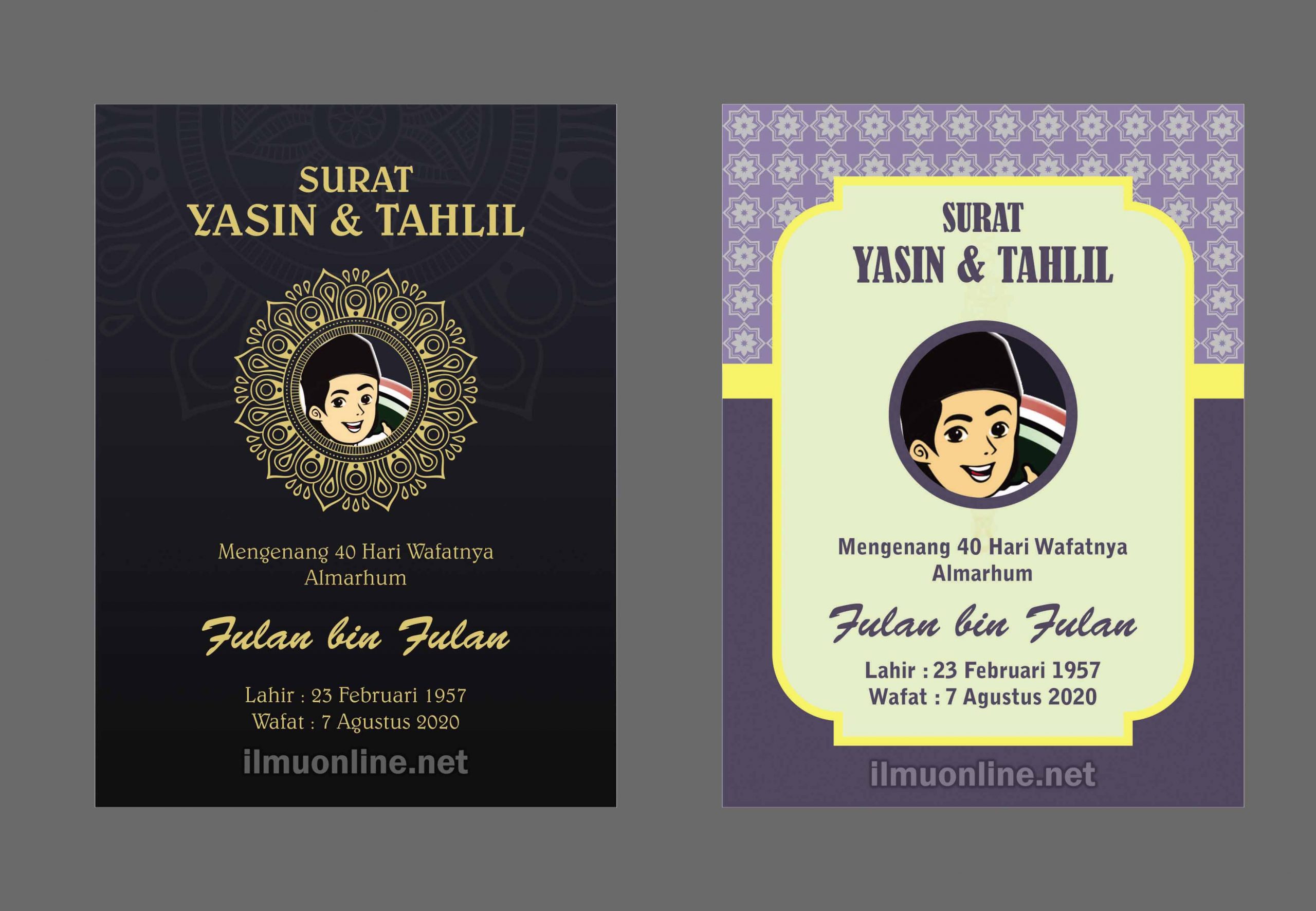 Detail Cover Buku Yasin 40 Hari Nomer 20