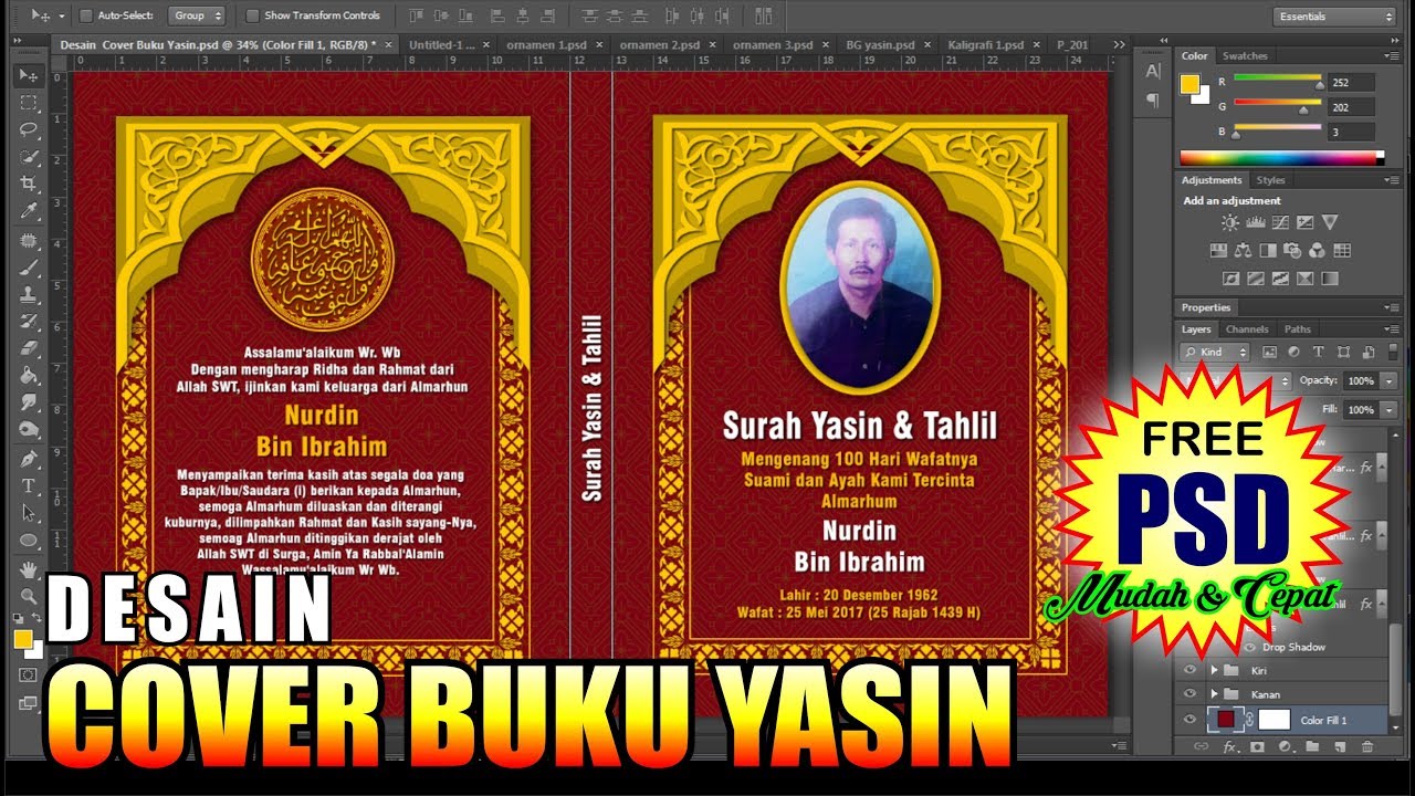 Detail Cover Buku Yasin 40 Hari Nomer 32