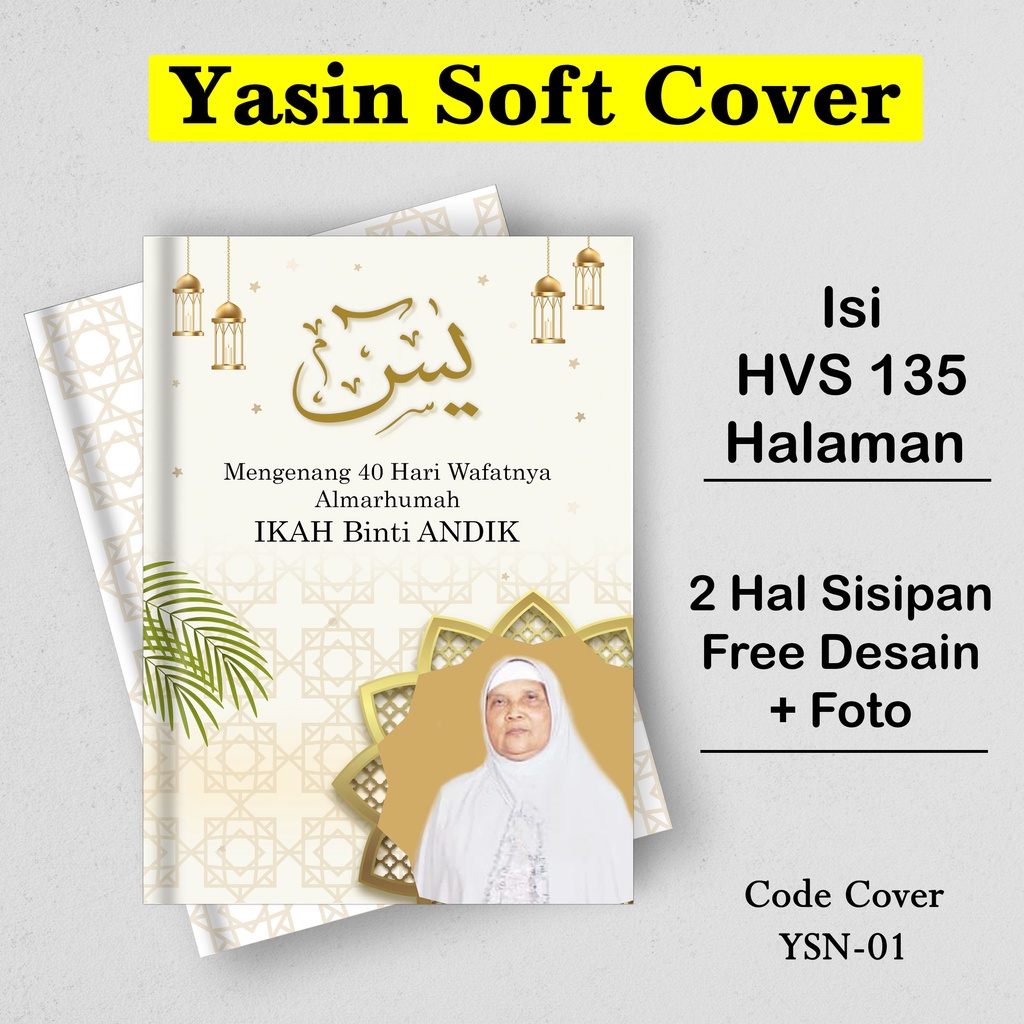 Detail Cover Buku Yasin Nomer 39