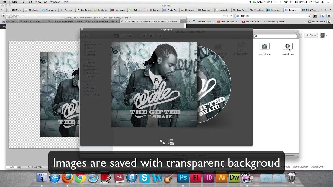 Detail Cover Cd Photoshop Template Nomer 34