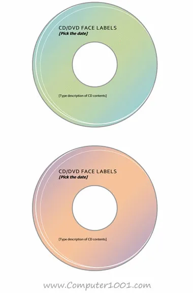 Detail Cover Cd Template Word Nomer 12