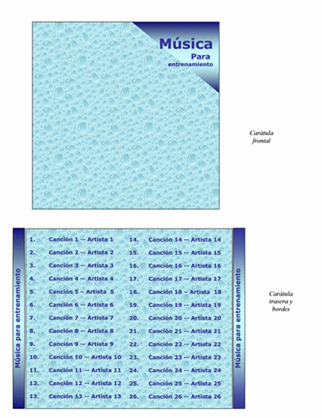 Detail Cover Cd Template Word Nomer 25