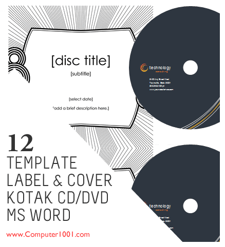 Detail Cover Cd Template Word Nomer 27