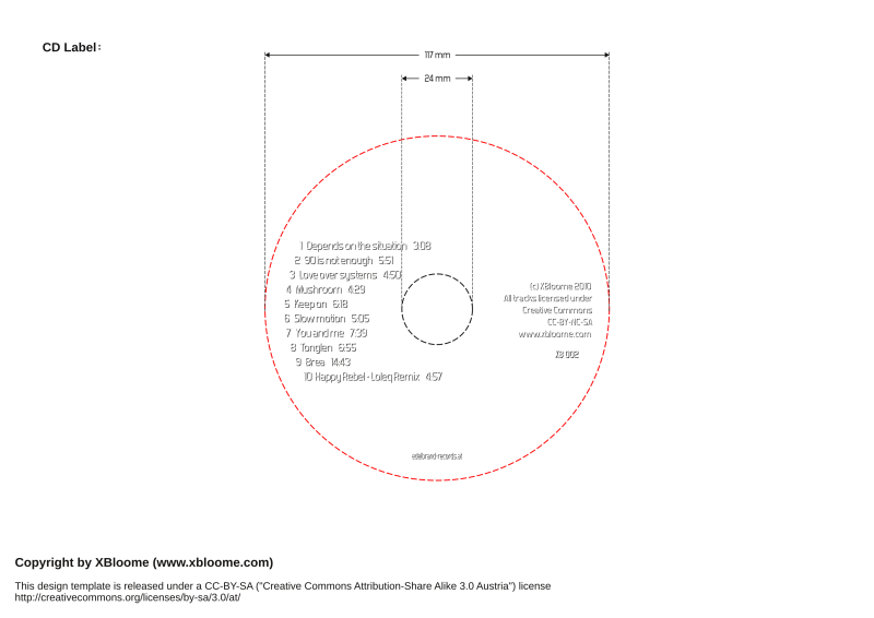 Detail Cover Cd Template Word Nomer 33