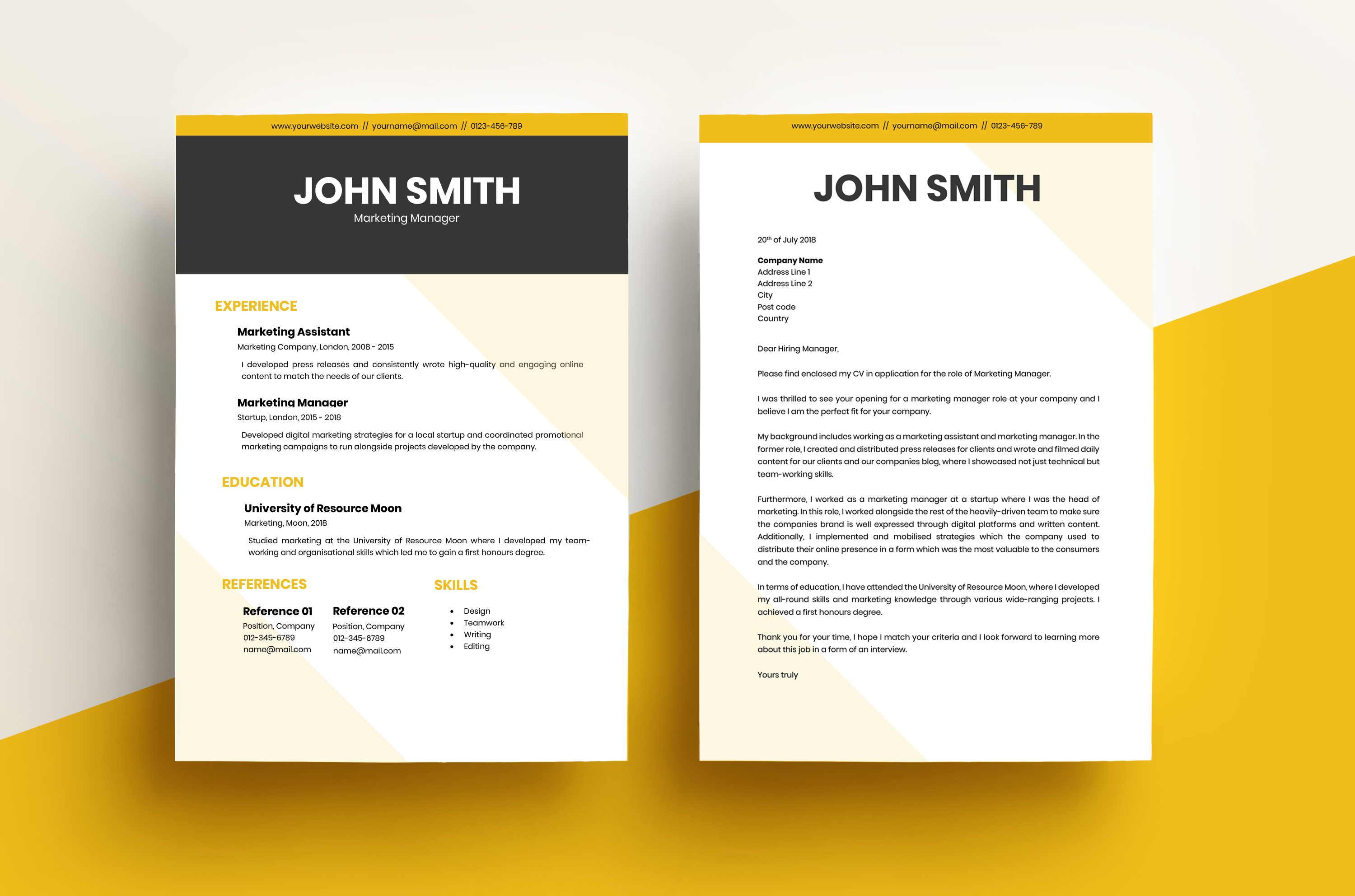 Detail Cover Letter Template Docx Nomer 34