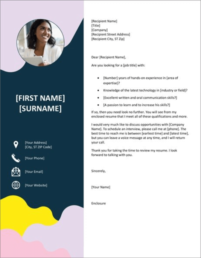 Detail Cover Letter Template For Job Application Download Nomer 19