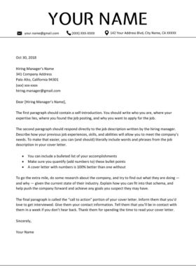 Detail Cover Letter Template Free Nomer 19