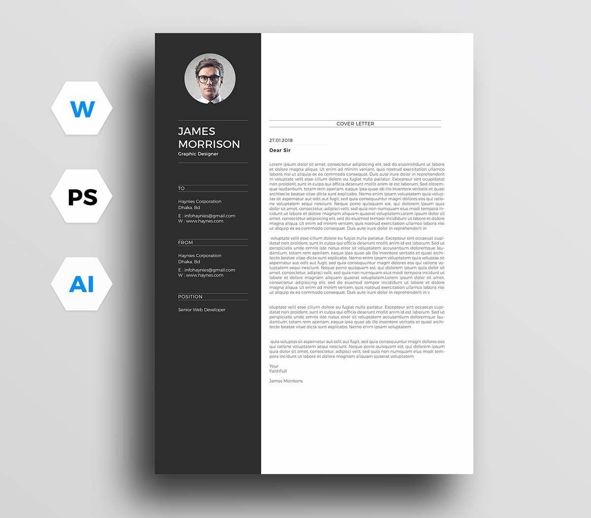 Detail Cover Letter Template Free Nomer 32
