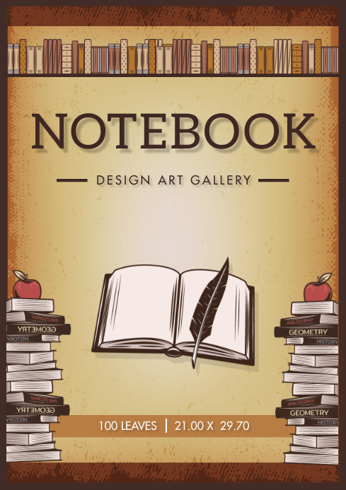 Detail Cover Notebook Template Nomer 14