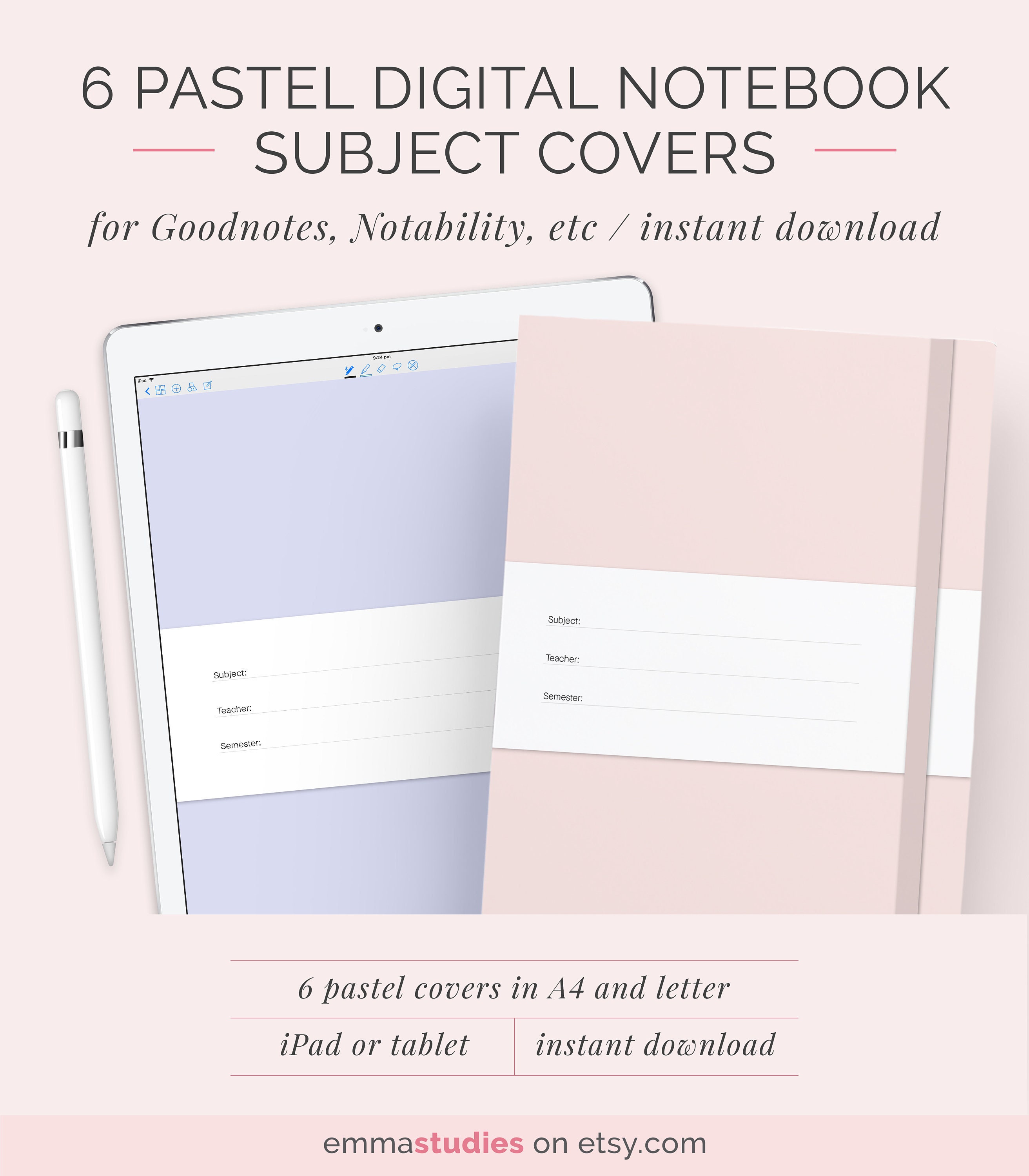 Detail Cover Notebook Template Nomer 16