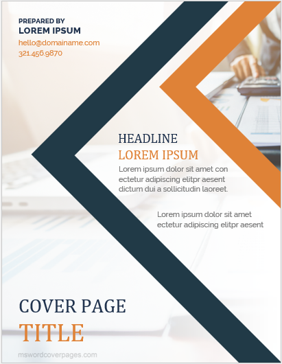 Detail Cover Page Design Template Nomer 14