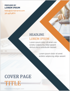 Detail Cover Page Template Word Free Download Nomer 16