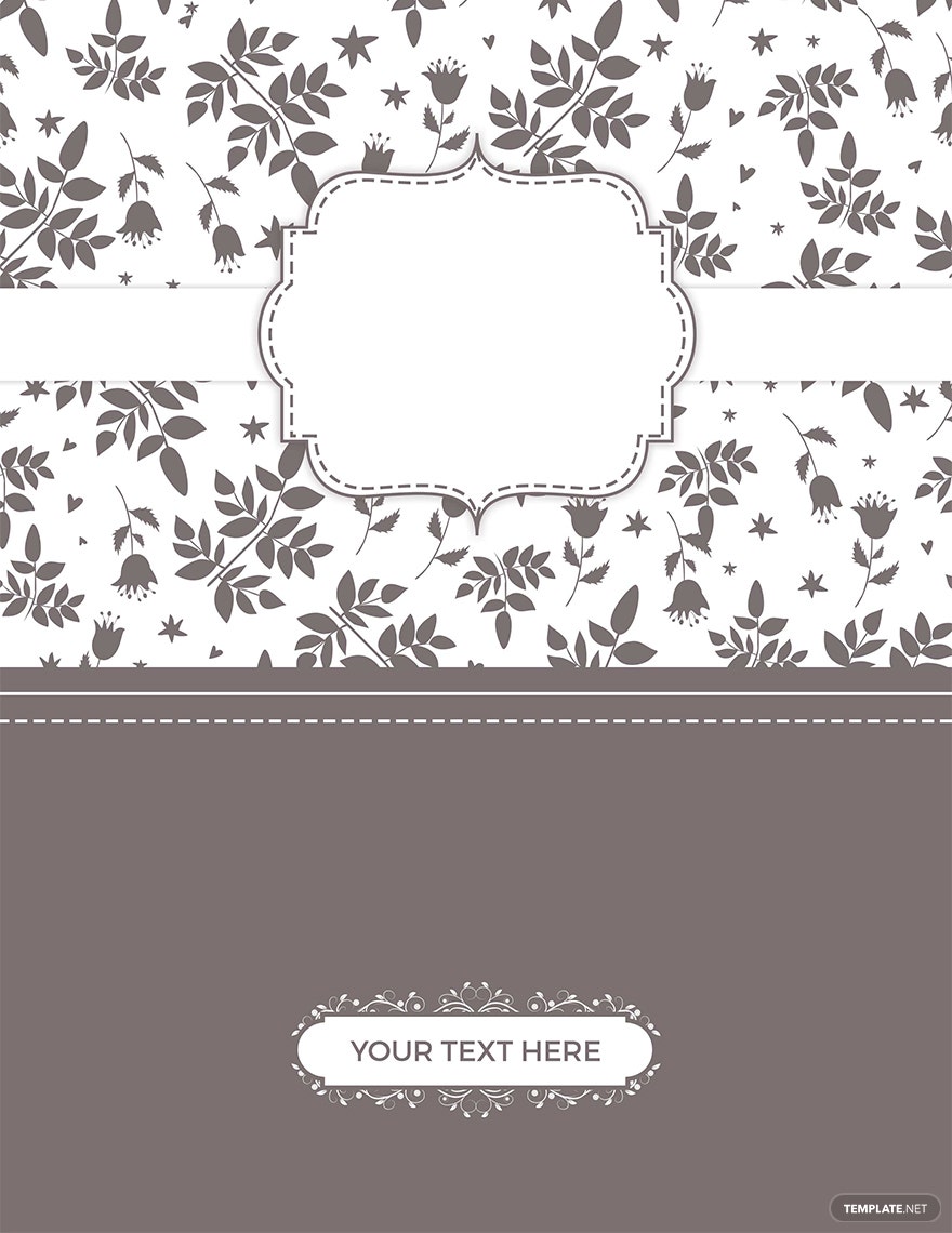 Detail Cover Template Word Free Nomer 22