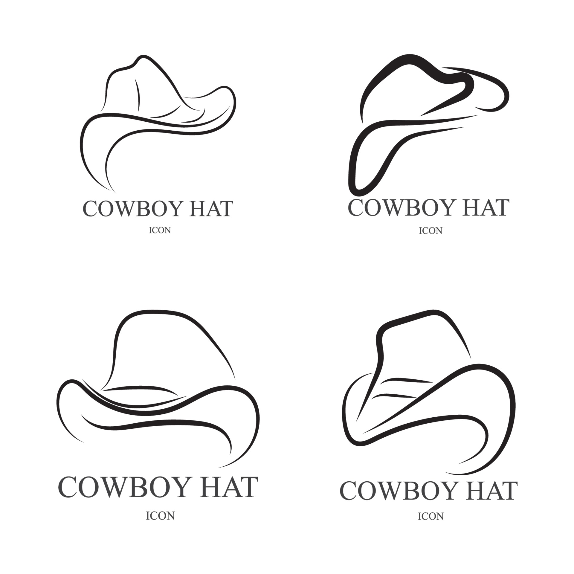 Detail Cowboy Hat Template Nomer 18