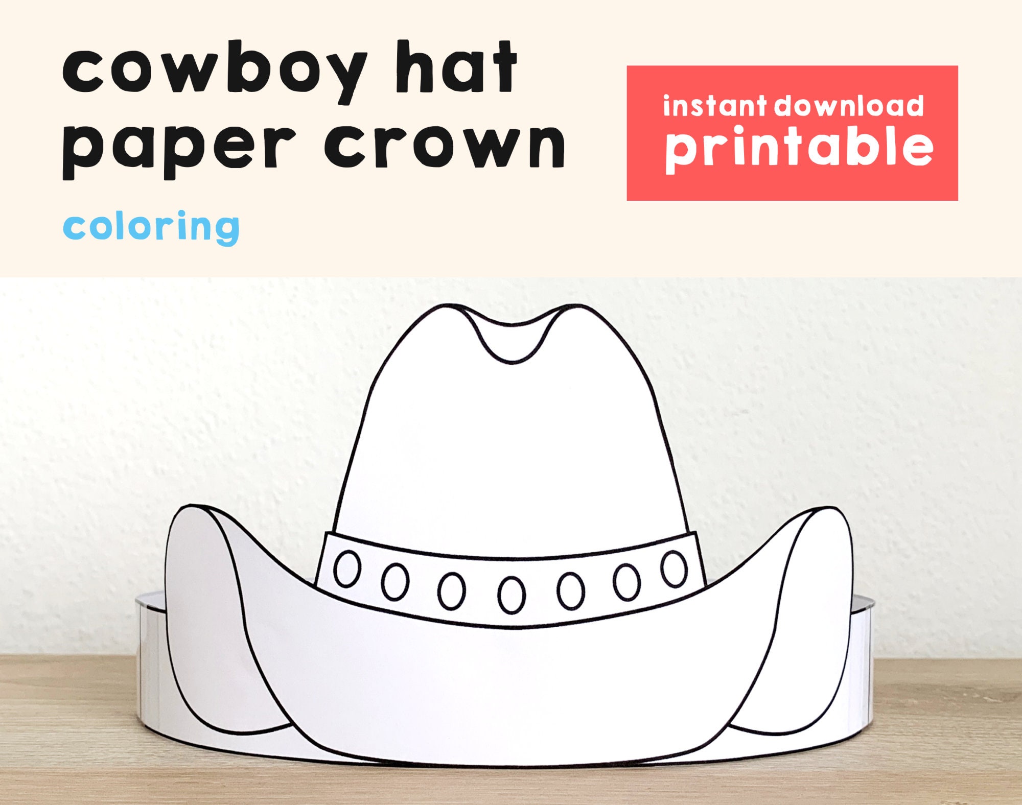 Detail Cowboy Hat Template Nomer 35