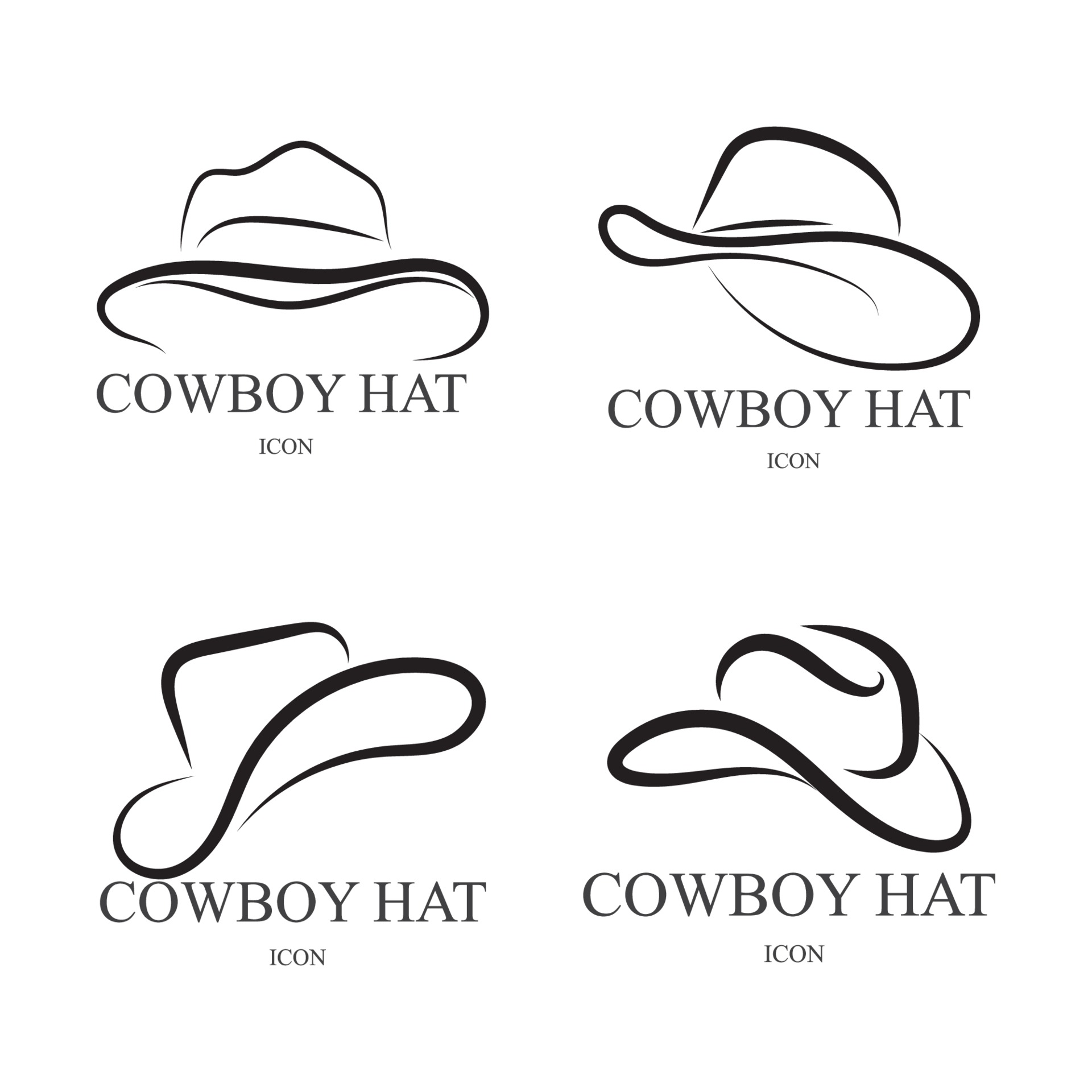 Detail Cowboy Hat Template Nomer 37