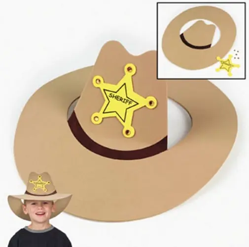 Detail Cowboy Hat Template For Preschoolers Nomer 23