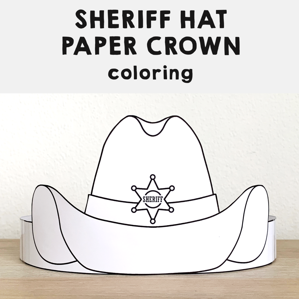 Detail Cowboy Hat Template For Preschoolers Nomer 35