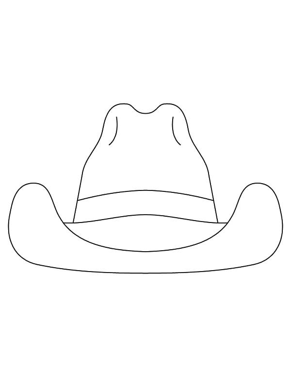 Detail Cowboy Hat Template For Preschoolers Nomer 6