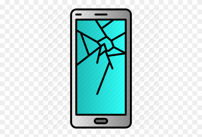 Detail Cracked Screen Png Nomer 29