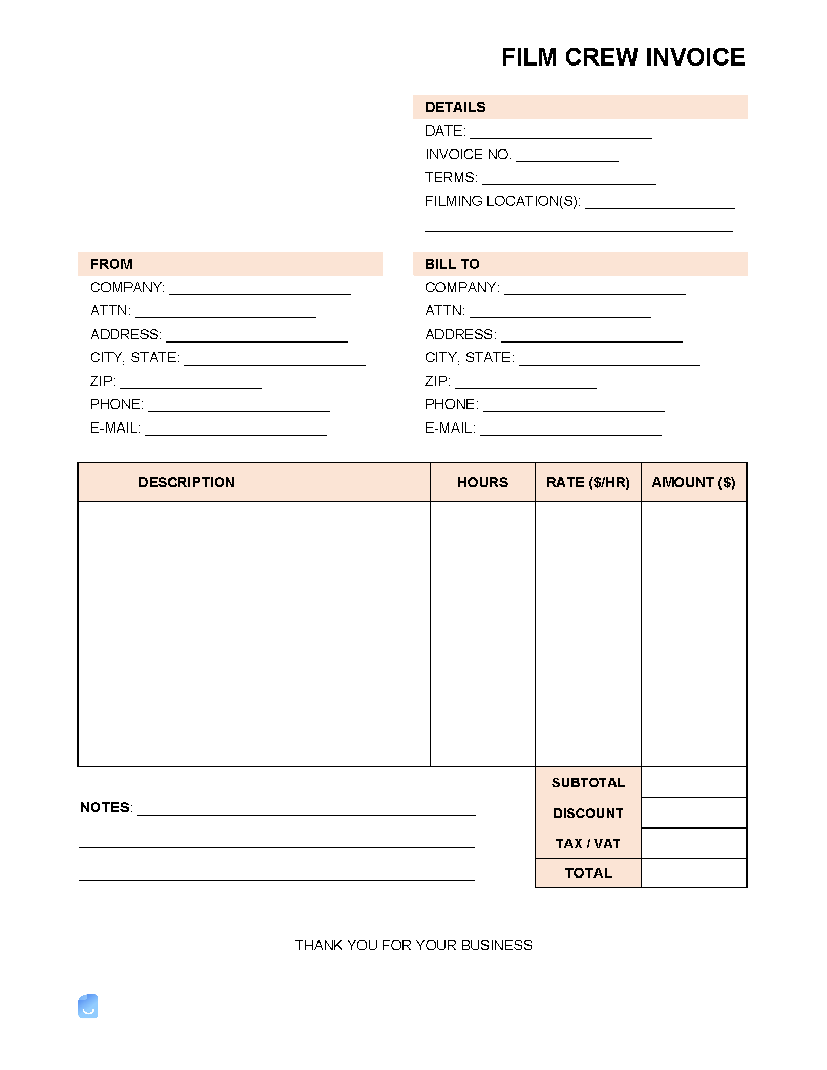 Detail Craft Invoice Template Nomer 15