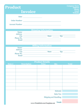 Detail Craft Invoice Template Nomer 3