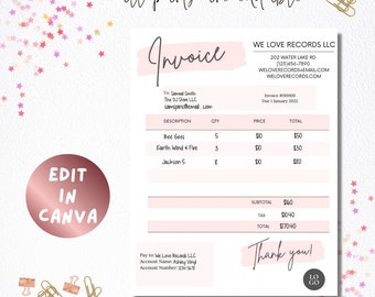 Detail Craft Invoice Template Nomer 25