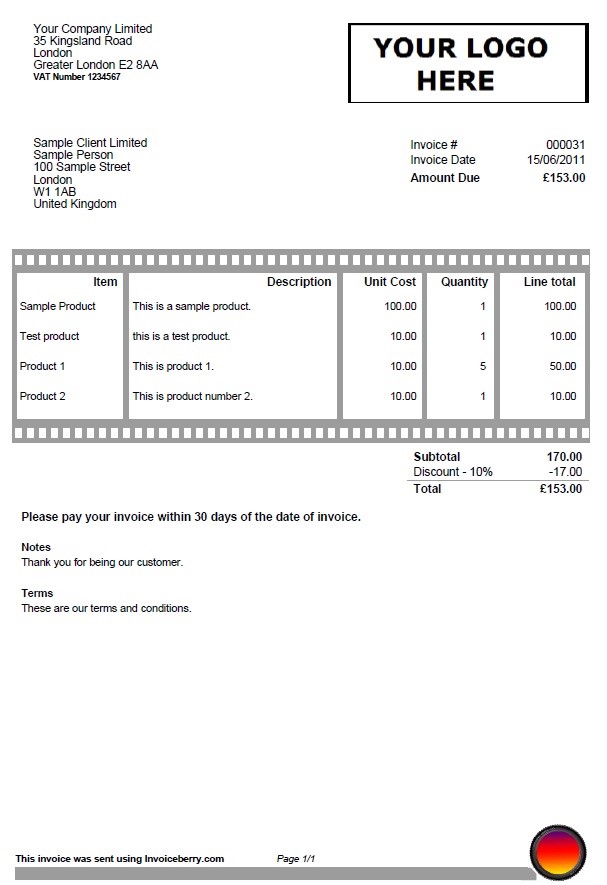 Detail Craft Invoice Template Nomer 45