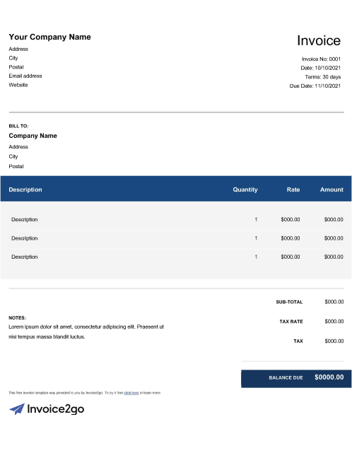 Detail Craft Invoice Template Nomer 53