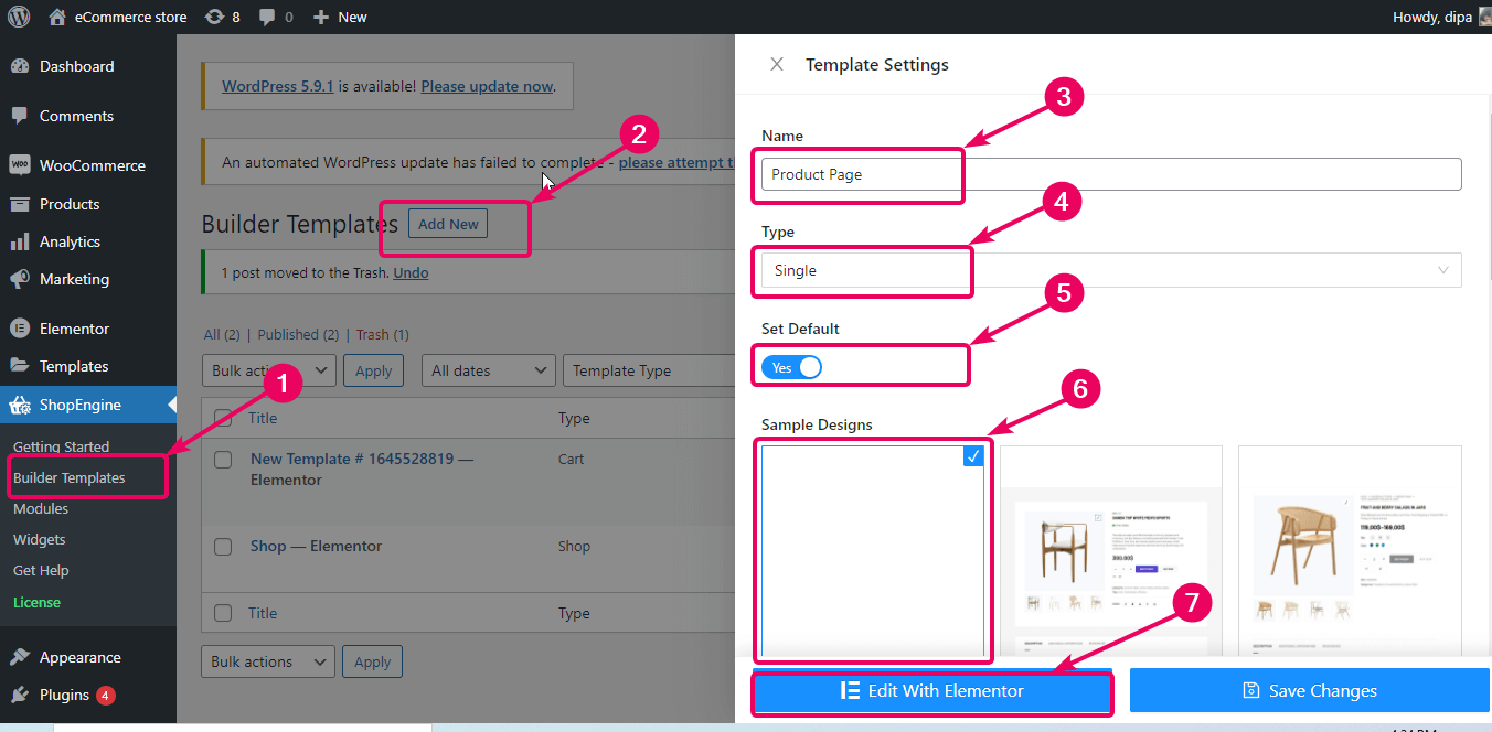 Detail Create Template Woocommerce Nomer 49
