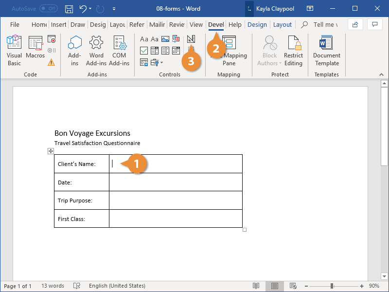 Detail Create Word Template Nomer 21