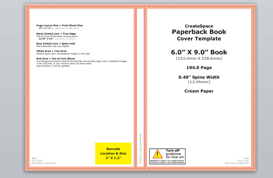 Detail Createspace Book Cover Template Nomer 4