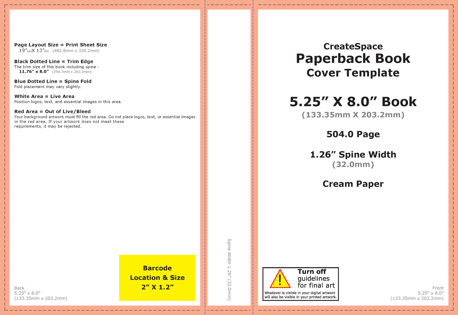 Detail Createspace Book Cover Template Nomer 9